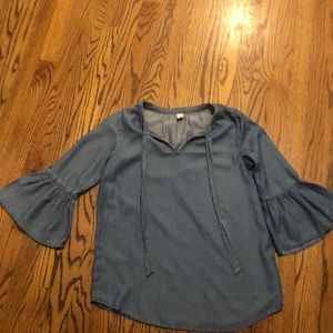 Old Navy denim top size XS